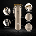 thumbnail image 5 of Cutting Edge Cordless Rechargeable Hair Clippers for Men & Women, Ceramic Blade, 6 Guide Combs, 5 of 11
