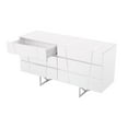 thumbnail image 4 of Modrest Chrysler Modern White Dresser, 4 of 9
