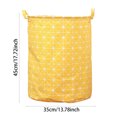 thumbnail image 2 of Christmas Decorations Patterned Linen Laundry Hamper Without Lid Large Open Top Stylish and Breathable Fabric for Bedroom Or Bathroom Easy and Durable Design, 2 of 5