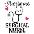 thumbnail image 3 of CafePress - Awesome Surgical Nurse Pajamas - Women's Short Sleeve Print T-Shirt and Pants Light Cotton Pajama Set, 3 of 7