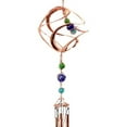 thumbnail image 6 of Ebros Caterpillar In Spiral Copper Metal Wind Chime With Colorful Marbles 31"L, 6 of 9
