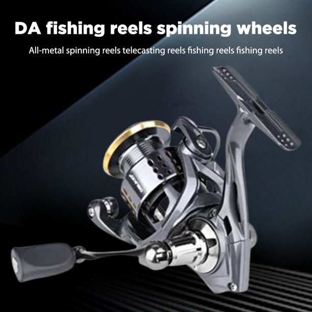 Carrete de pesca con señuelos de metal 15kg Max Drag 3+1 Rodamientos Spinning Wheel Gear (DA2000)