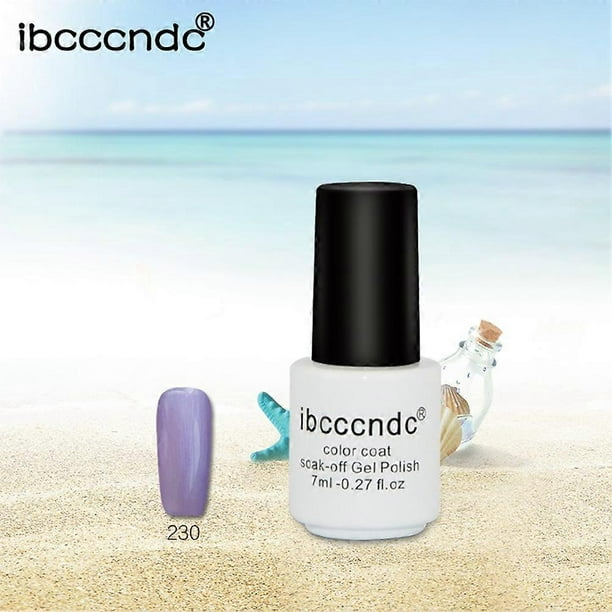 7ML Professional Shell UV Nail Art Gel Polish Lasting Nail Soak off Gel Manicure Tool 10#