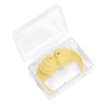 thumbnail image 2 of Tapones para nadar de Bargains Únicos, 1 par, protección impermeable de sonido triple capa, color amarillo, 2 of 5
