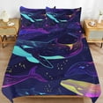 thumbnail image 2 of 3PCS Marine Animals Such As Whales Duvet Cover Set Twin, 1 Duvet Cover And 2 Pillowcase, Duvet Cover for Kids Girls Boys And Teens, 2 of 6