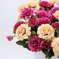 thumbnail image 4 of GROWTH TANK 1 Bunch Artificial Peony Flower Bridal Decor Red, 4 of 9