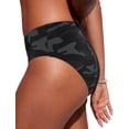 thumbnail image 4 of Bombacha de bikini CRZ YOGA tiro medio con cobertura total gris XS, 4 of 5