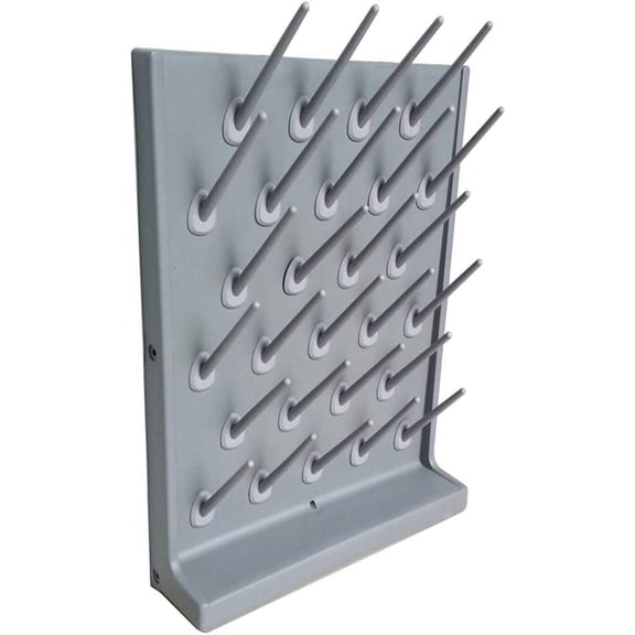 FETCOI Drying Rack Laboratory, 2PCS Lab Drying Rack Lab Wall Mount and Desk Stand 27 Detachable 55x40 x12cm