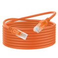 thumbnail image 1 of Cable Ethernet Dutevolns de silicona líquida Cat 6, 30 pies, naranja, 1 of 7