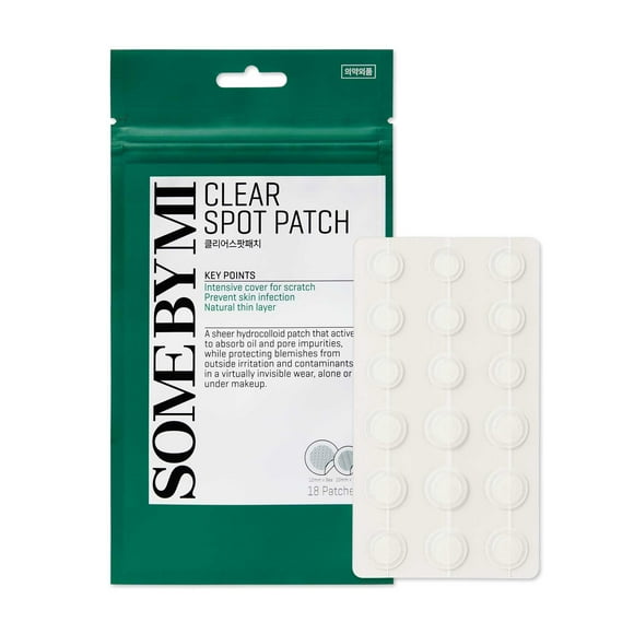 Hidrocoloide transparente Spot Patch SOME BY MI, 18 unidades
