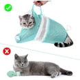 thumbnail image 7 of Cat Bathing Bag - Adjustable Cat Washing Net Anti-bite & Anti-Scratch Cat Shower Restraint Bag, Breathable Mesh Cat Grooming Bag for Bath, Nail Trimming & Injection, 7 of 7