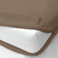 thumbnail image 5 of HNB Store Zipper Fitted Sheet Only, Full Size 10" Deep Pocket Premium 1000TC Pure Egyptian Cotton - Taupe, 5 of 6