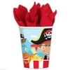 Amscan Little Pirate Paper Party Cups, 8 Count