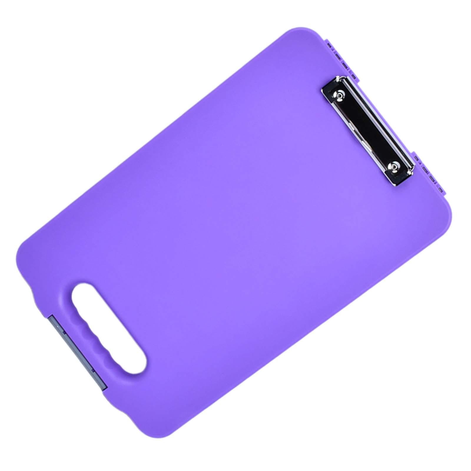figatia Clipboard with Storage Document Case A4 Paper Folder Storage Clipboard Nursing Clipboard for Classroom Restaurant Home Lawyer ,