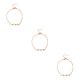 thumbnail image 5 of Sonducket Tobillera de aleación hermosa en forma de rosa, adorno de cadena de tobillo Simple, adorno para pies, accesorio de moda, joyería para Type1 NO1, 5 of 6