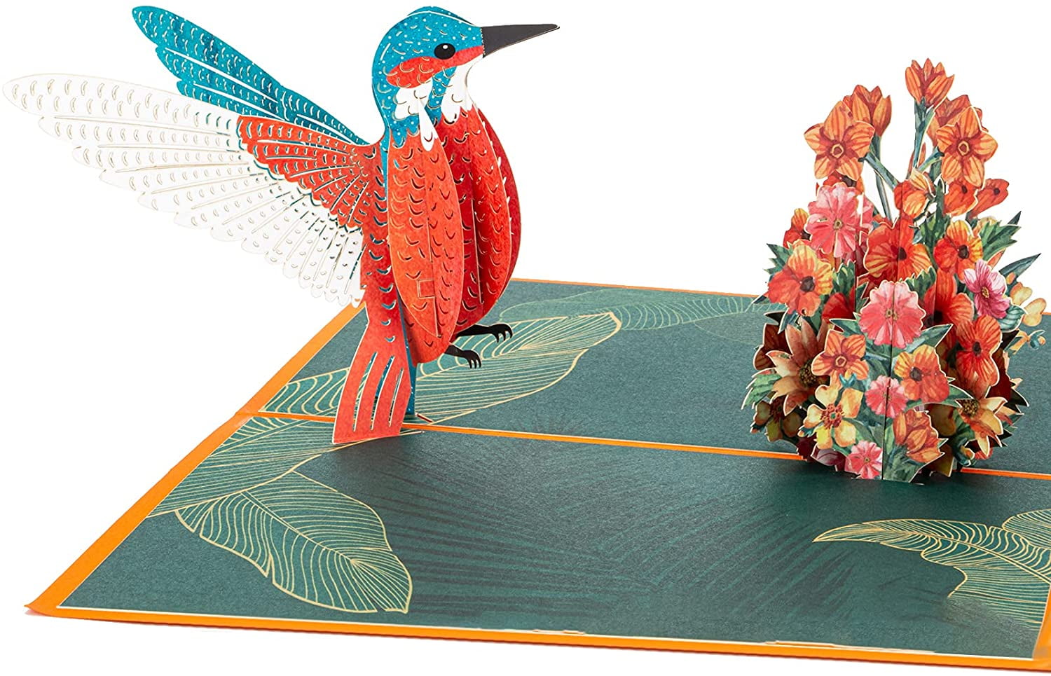 3D up-Hummingbird-Greeting Cards for Birthdays Father Day Birthday Gift