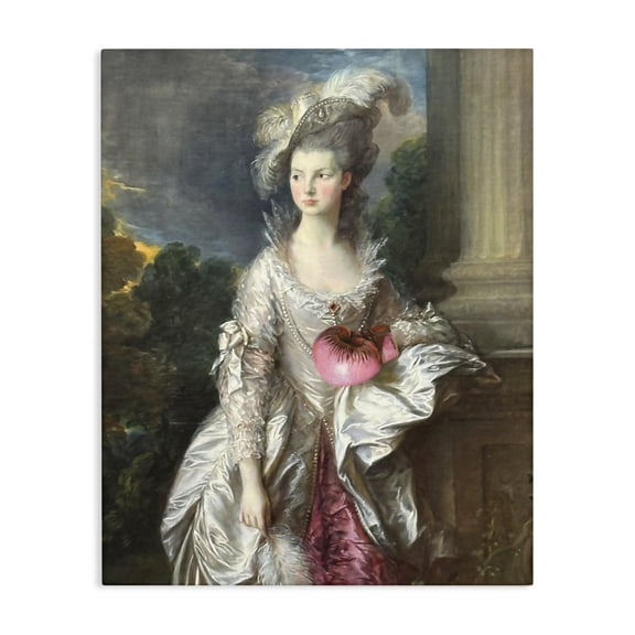 Stupell Industries Historical Lady with Boxing Glove Canvas Wall Art, design by Grotto Studios