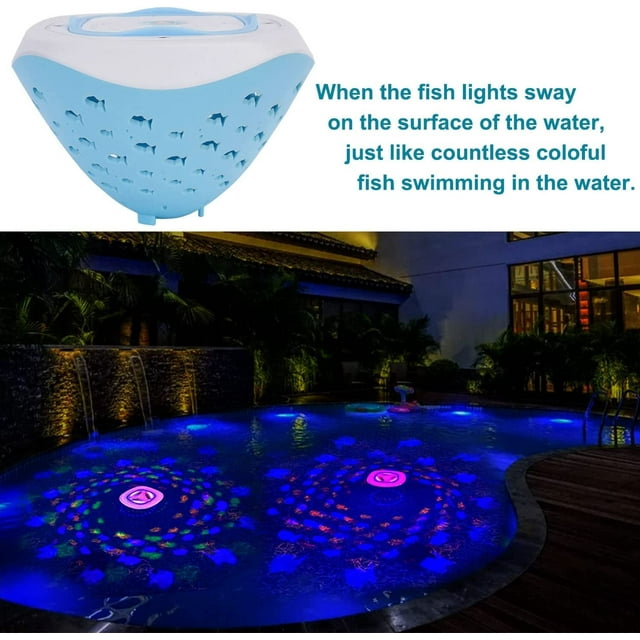 Cameland Floating Pool Light Underwater Light Pool Accessories Pool Decoration Inflatable Pool Ground Pool Bathtub