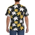 thumbnail image 2 of Rocae Lilies Flowers for Men's Moisture-Wicking Crew Tee - T-Shirt for Sports, Outdoor Activities, and Casual WearMedium, 2 of 9