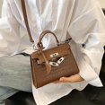 thumbnail image 4 of Bolso de hombro Influencer Pop Bolsos Mujer Simple Todo-fósforo Kelly Bolso Moda Bolso de hombro negro / Marrón / kaili Sencillez, 4 of 5