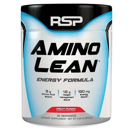 RSP AminoLean - All-in-One Pre Workout, Amino Energy, Weight Loss Supplement with Amino Acids, Complete Preworkout Energy & Natural Fat Burner for Men &.., By RSP (Best Weight Loss Workout Program For Men)