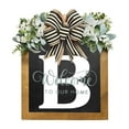 thumbnail image 2 of Giunmcul Holiday Saving Last Name Year Round Front Door Wreath Decorative Hanging Plaques In Front Of The Door, 2 of 2