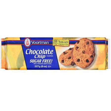 Voortman Sugar Free Chocolate Chip Cookies, 8 oz - Walmart.com