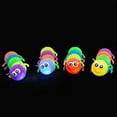 thumbnail image 4 of Juguete globo brillante juguete de oruga suave juguete de oruga de pelo antiestrés para niños, 4 of 7