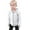 White, variant on XinLfly Toddler Boys Girls Fleece Hoodies Jacket Solid Color Zip Up with Pocket Hooded Casual Long Sleeve Kids Coat Fall Winter Clothes Outerwear,Yellow,18-24M