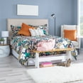 thumbnail image 6 of Linon Kasey Indoor Backless Dining Bench with Storage, Honey/White, 6 of 14