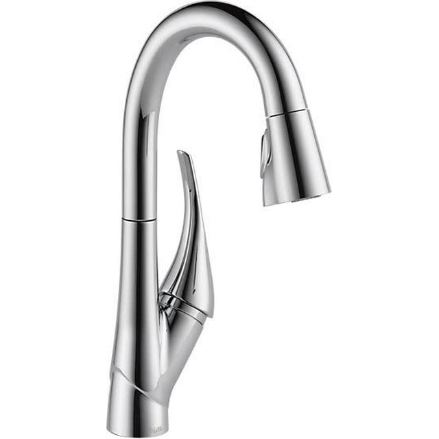 Delta Esque Single Handle PullDown Bar / Prep Faucet, Chrome