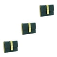 thumbnail image 2 of pitrice Leather Women Purse Rectangular Trifold for Zipper Hasp Stylish Card Holder Photo Folder Wallet Notecase Birthday Gift Green 3Set, 2 of 6