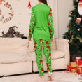 thumbnail image 5 of Christmas Family Matching Pajamas Green PJs Gift for Family Baby Kids Couple Adult Pajamas (Women, 3XL), 5 of 5