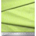 thumbnail image 3 of Soimoi Green polyester Crepe Fabric Uneven Dots Printed Fabric 1 Yard 52 Inch Wide, 3 of 5
