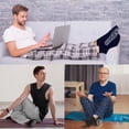 thumbnail image 7 of Non Slip Grip Socks, PUTUO Cotton Yoga Pilates Hospital Fitness Sports Socks for Women and Men with Grips, 4 Pairs, Size 11-13, 7 of 7