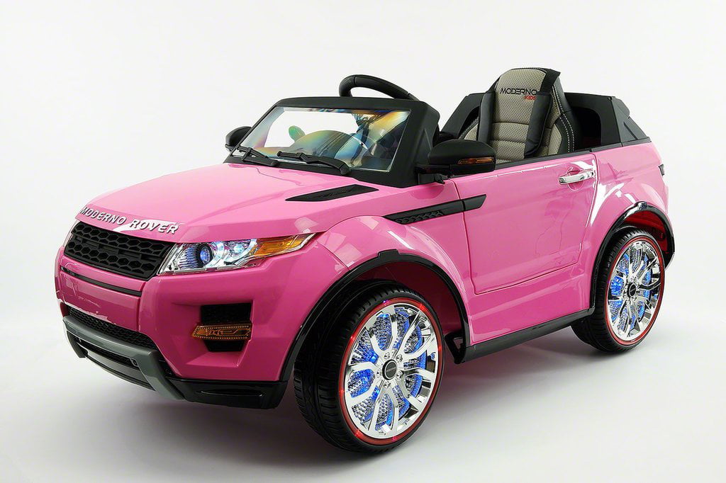 pink range rover kids car