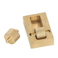 thumbnail image 1 of Leather Edge Painting Box, Brass Leather Painting Box High Strength Widely  4 Steps  for Craft, 1 of 8