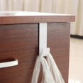 thumbnail image 4 of 4 Pcs Over The Door Hook, Z Shaped Hooks Reversible Door Hooks Coat Hook Bathroom Towel Hooks Foam Protection For Wardrobe Door And Bedroom Door, Whit, 4 of 5