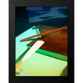 thumbnail image 2 of Plank, Savanah 12x14 Black Modern Framed Museum Art Print Titled - Colorful dingy, 2 of 5
