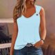 thumbnail image 2 of Camisetas Casuales para las Mujeres Camisola sin Mangas Impresa de Ajuste Suelto para el Hogar Y el Uso Diario, 2 of 5