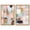 Gold Frame, variant on Gold Haze Set Canvas Print Pink Abstract Art Set by Art Remedy, Gold Frame, 20 x 30