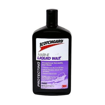 Scotchgard Marine Liquid Wax, 1 Liter, 1 Bottle (Best 2 Liter Bottle Rocket)