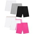 thumbnail image 2 of HomeDM 6 Pack Girls Shorts Casual Bike Shorts Athletic Dance Under Dress Clothes for Kids 6 Pack, 2 of 3