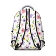 thumbnail image 3 of Pioneer Flower Floral Print Pattern Backpack for School, Cute School Bag with Adjustable Shoulder Straps and Padded Back, 15.3"x11"x7.1", 3 of 5