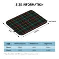 thumbnail image 4 of Bingfone Buffalo Plaid Dark Green Laptop Sleeve Case 15 Inch, 360° Protective Computer Carrying Bag, 4 of 9