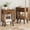 Rustic Brown, variant on HIGDBFE Nightstand Set of 2 with Fabric Drawers and Open Shelves, Retro Bedside End Tables for Bedroom Living Room, Space-Saving Side Table for Small Rooms, Black