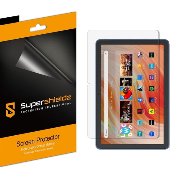 (3 Pack) Supershieldz Designed for Fire HD 10 Tablet 10.1 inch (13th Generation, 2023 Release) Screen Protector, High Definition Clear Shield (PET)