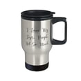 thumbnail image 2 of Beautiful Tiger Cat Travel Mug, I Love My Tiger. People, Not So Much, Present For Cat Lovers, Sarcastic From Friends, 2 of 2