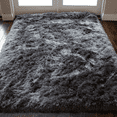 thumbnail image 2 of 5x7 Feet Grey Area Rug Soft Plush f Modern Contemporary Decorative Designer Thick Plush Soft Pile Living Room Bedroom Area Rug Carpet, 2 of 6