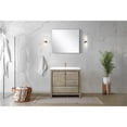 thumbnail image 2 of Lexora Home Lafarre 36" Single Quartz Top Bathroom Vanity with Rose Gold Faucet, 2 of 13